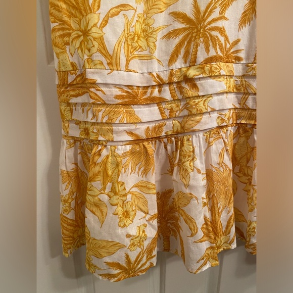 Seafolly Cast Away Tuscan Sun 100% Cotton Beach Cover Up Dress SzM - Picture 6 of 14